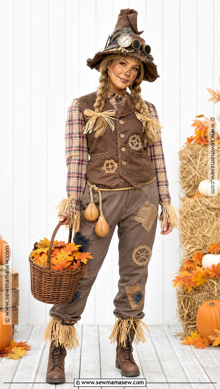Steampunk Scarecrow Costume - 30 steampunk halloween costumes