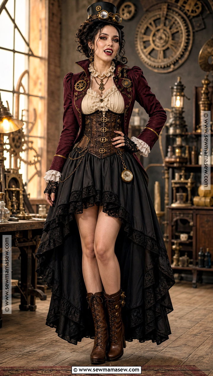 Steampunk Vampire Costume - 30 vampire costume outfit ideas