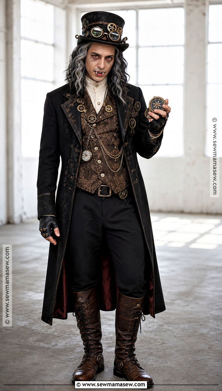 Steampunk Vampire Costume - 30 Vampire Halloween Costume Ideas for Men