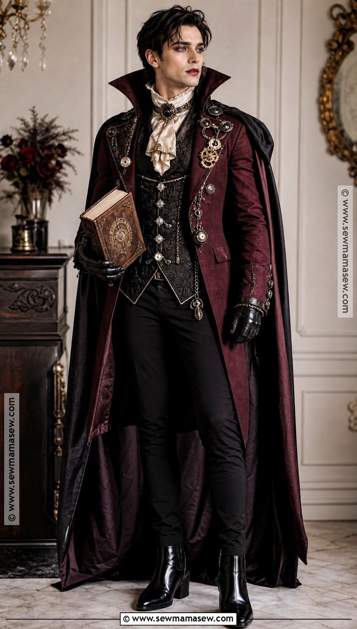 Steampunk Vampire Costume - 30 steampunk halloween costumes