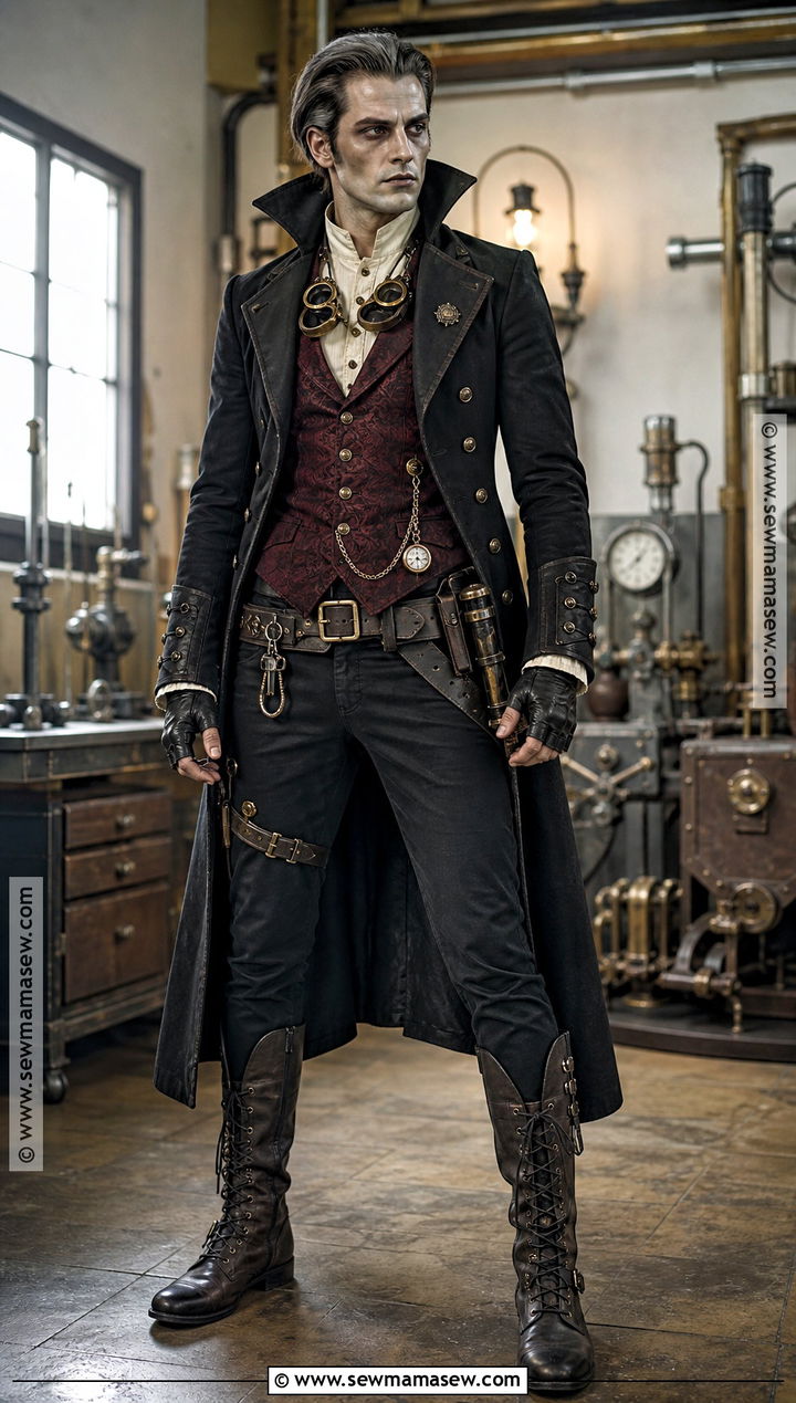 Steampunk Vampire Outfit - 40 vampire outfit ideas for men