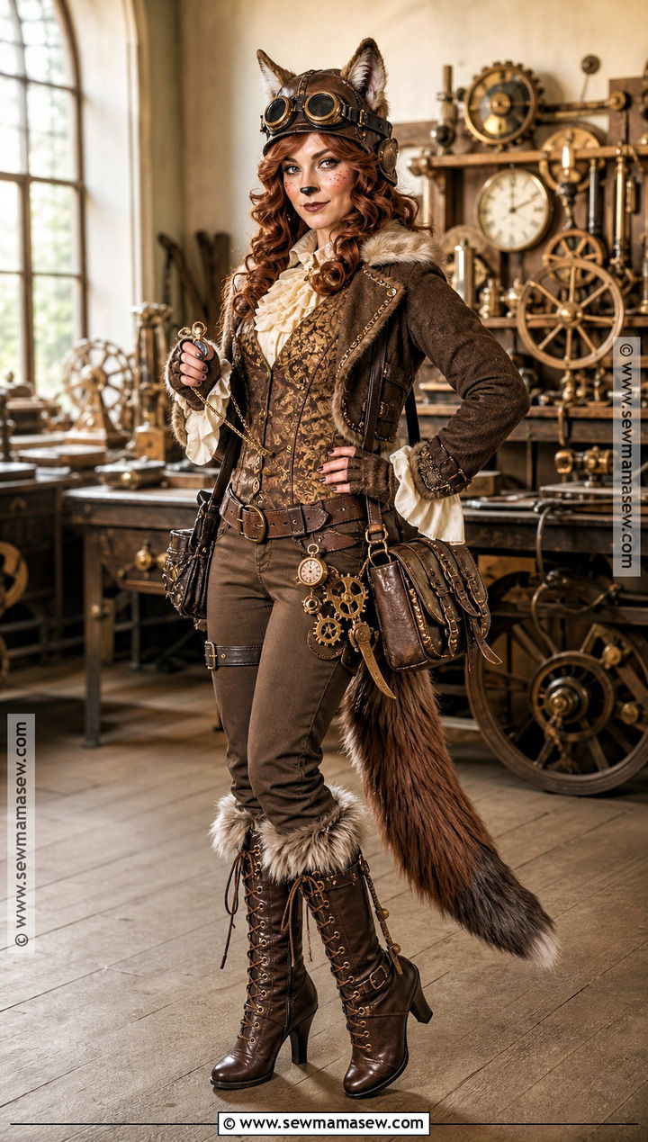Steampunk Wolf Cosplay - 30 wolf cosplay ideas