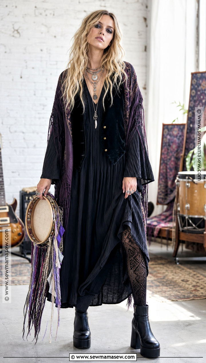 Stevie Nicks Boho Costume - 30 celebrities to dress up as ideas
