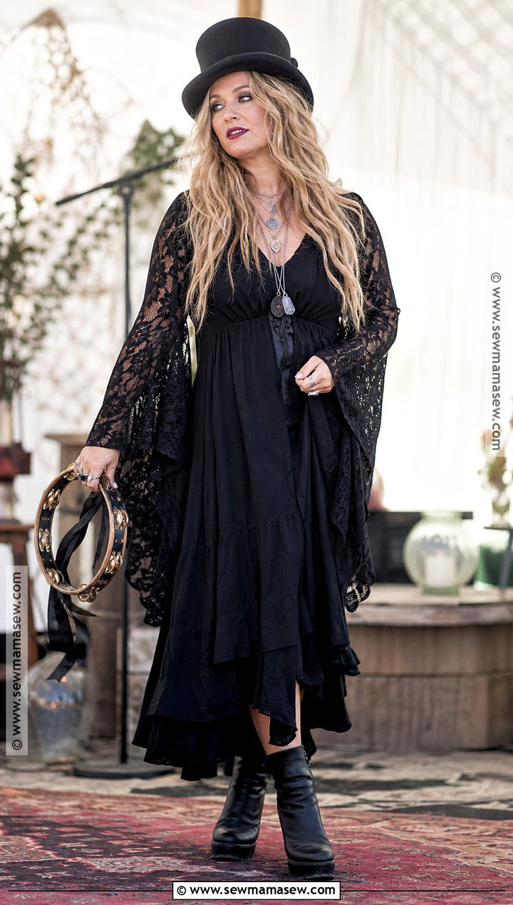 Stevie Nicks Boho Rock Costume - 30 singers costumes ideas