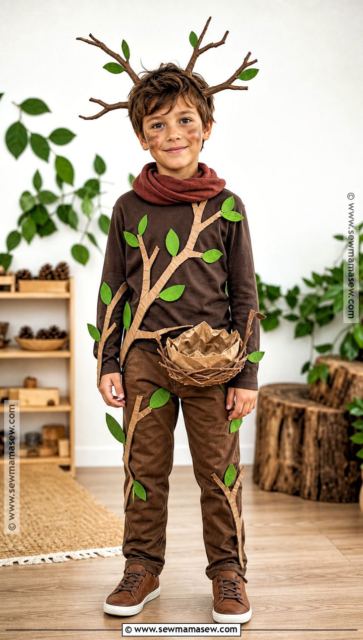 Stick Man Costume With Branch Details - 45 world book day costumes