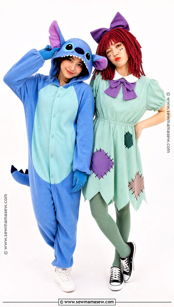 Stitch And Scrump Duo Costume - 30 stitch halloween costume ideas