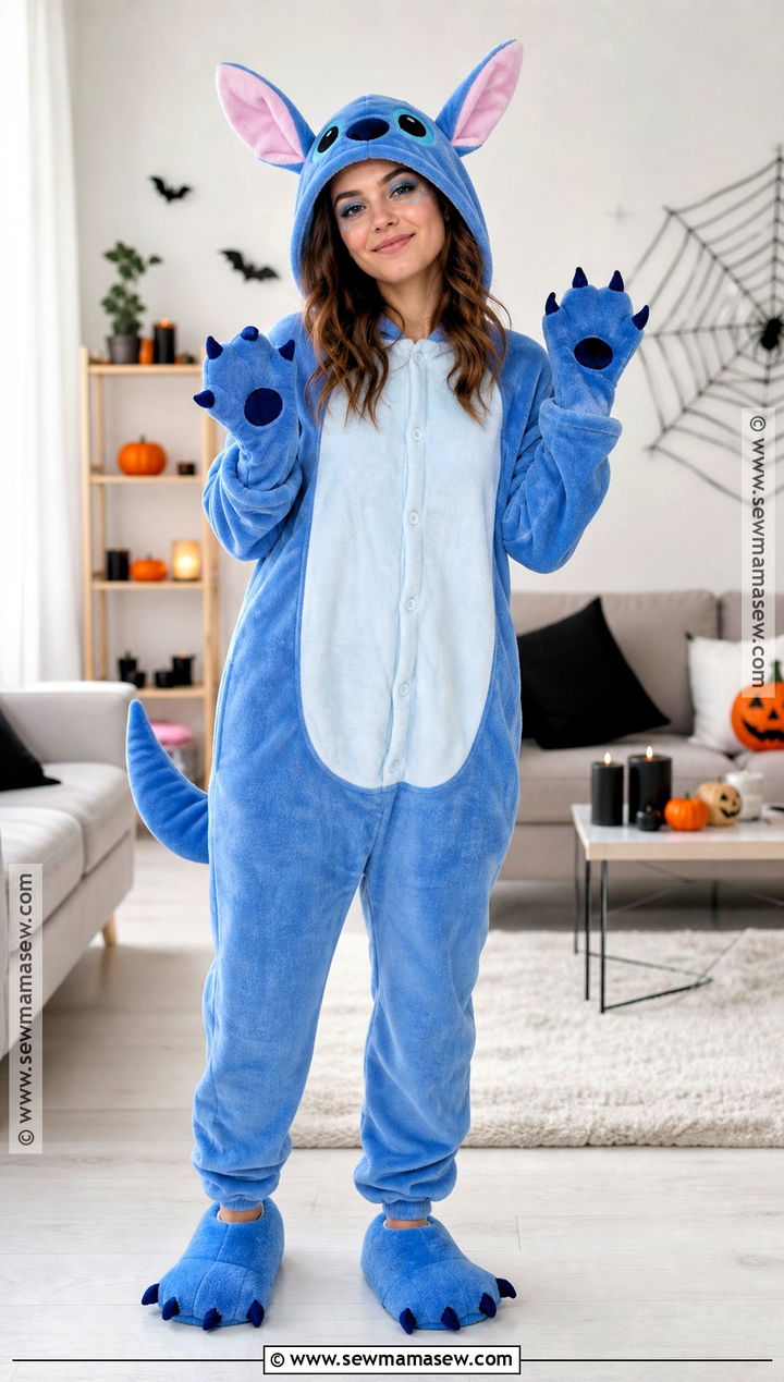 Stitch Fleece Onesie Costume - 35 stitch costume ideas