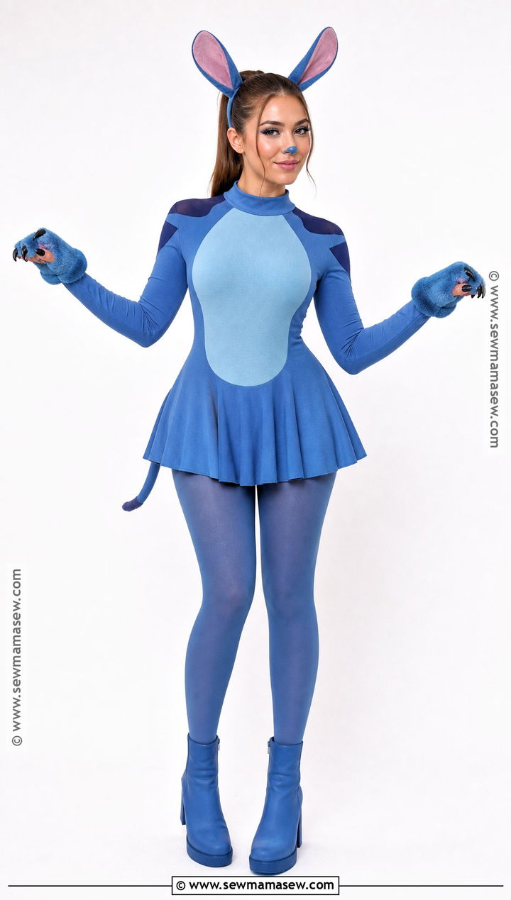 Stitch Skater Dress Costume - 35 stitch costume ideas