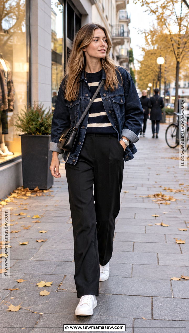 Stockholm Autumn Denim Jacket Outfit - 20 autumn outfits stockholm
