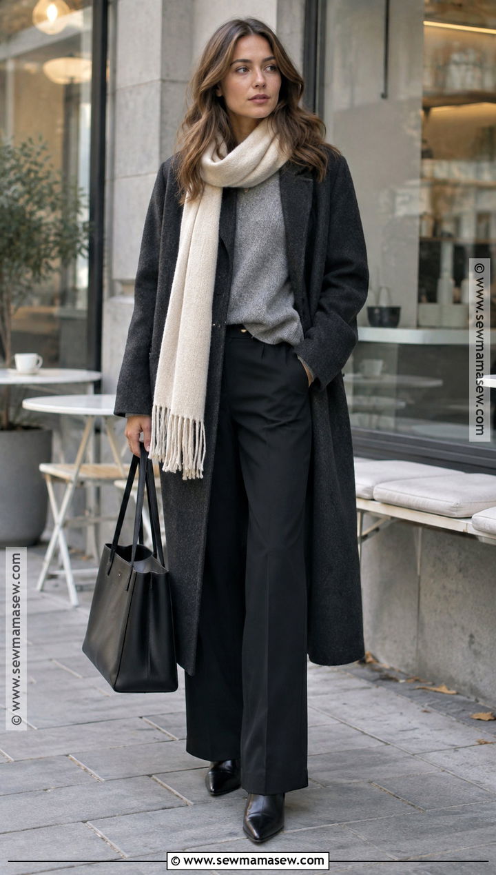 Stockholm Autumn Wool Coat Outfit - 20 autumn outfits stockholm
