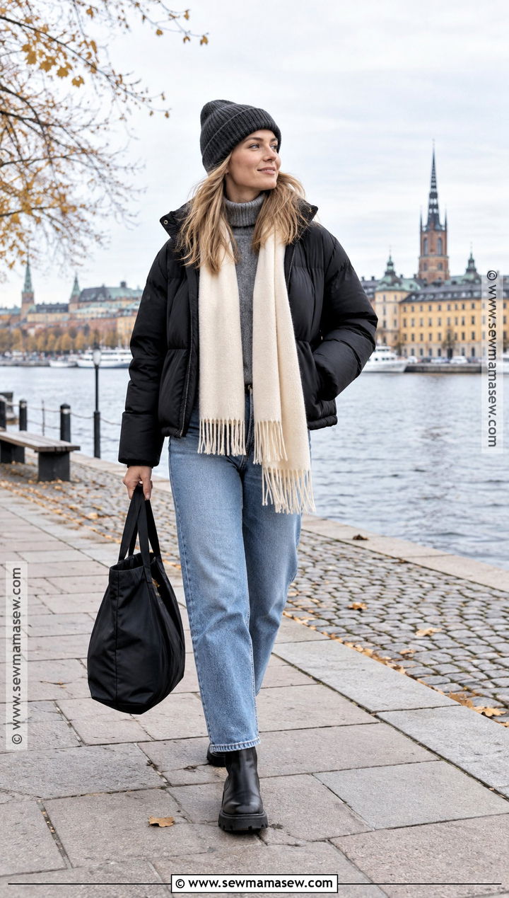 Stockholm Puffer Jacket Outfit - 25 stockholm style fall outfits