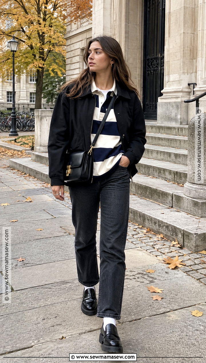 Stockholm Rugby Shirt Outfit - 25 stockholm style fall outfits
