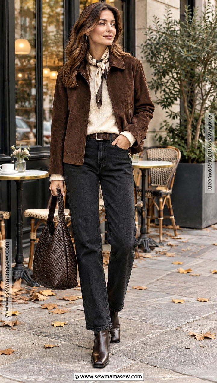 Stockholm Suede Jacket Outfit - 25 stockholm style fall outfits