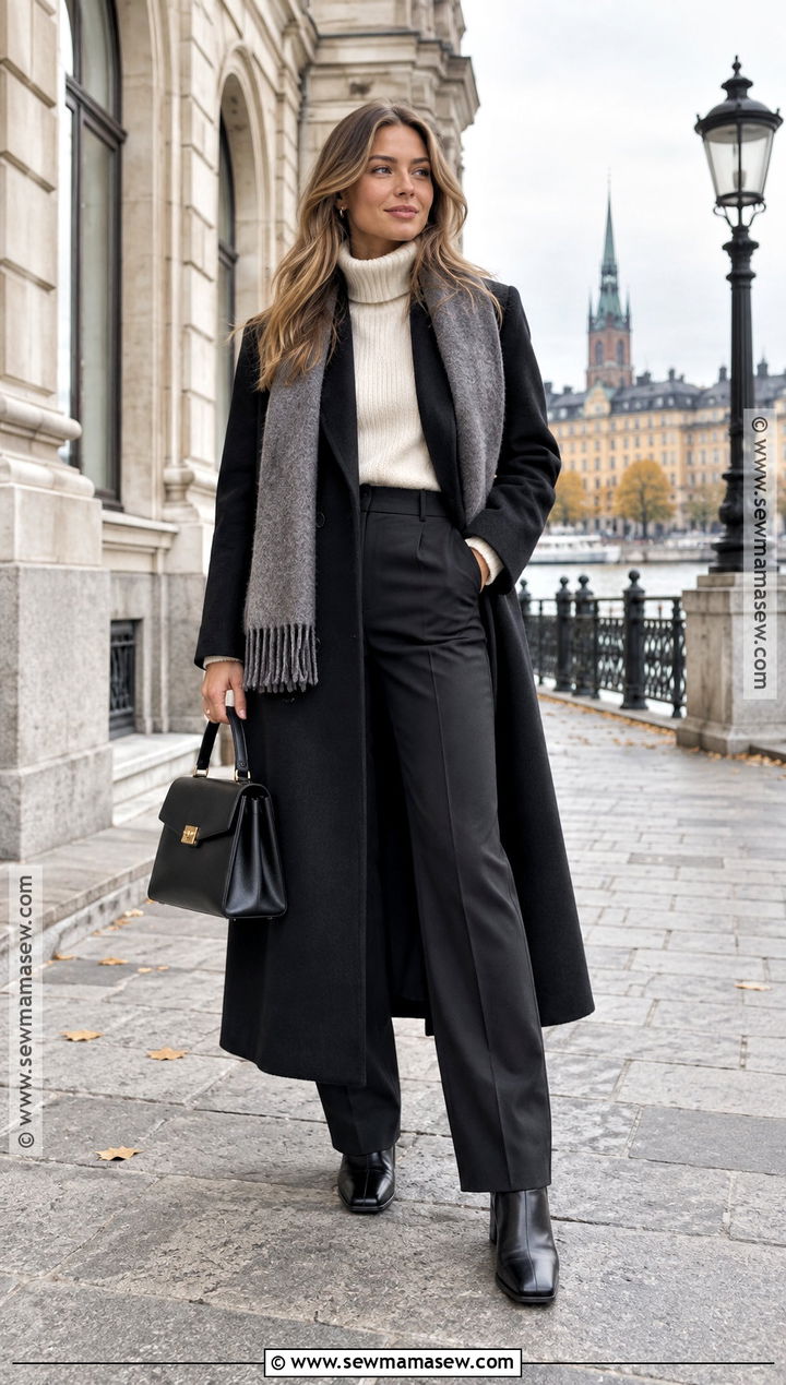 Stockholm Wool Coat Outfit - 25 stockholm style fall outfits