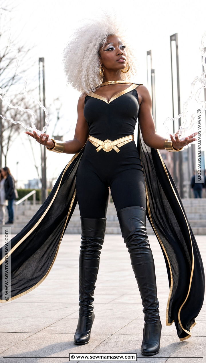 Storm Cosplay With Natural White Curls - 30 storm cosplay ideas