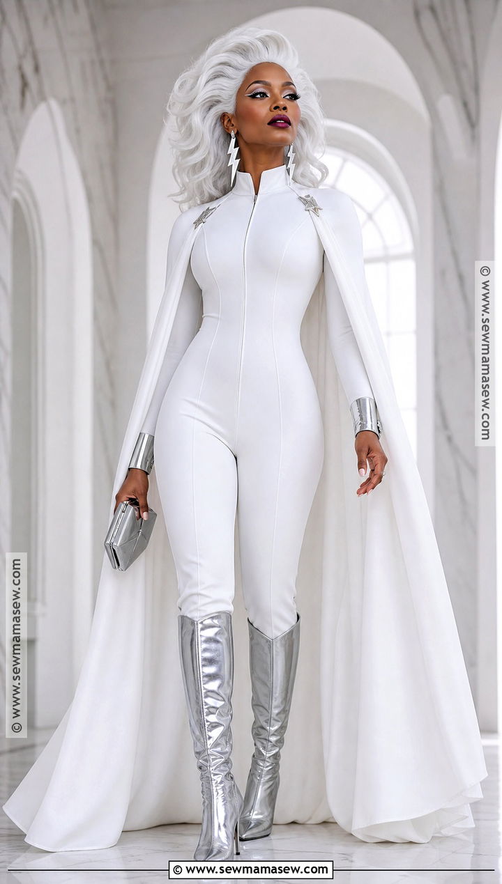 Storm Costume With White Cape - 30 Marvel Halloween Costumes for Women
