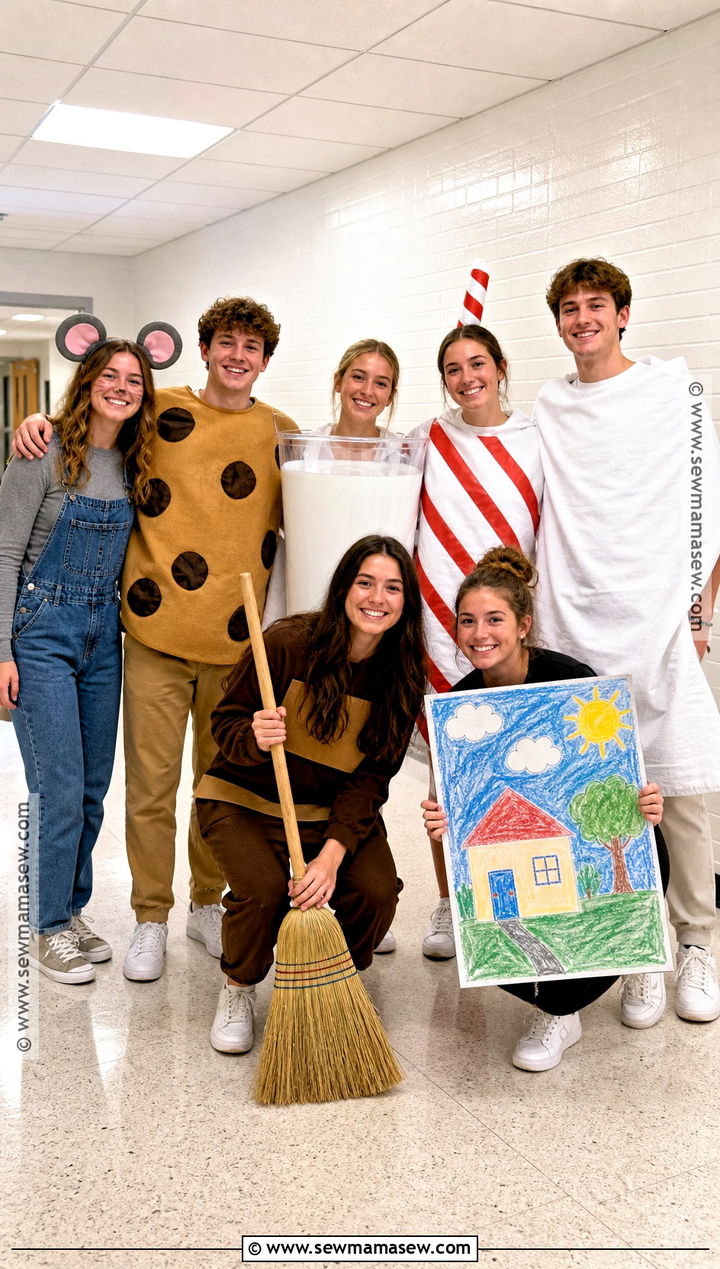 Story Prop Group Costumes - 45 if you give a mouse a cookie costume ideas