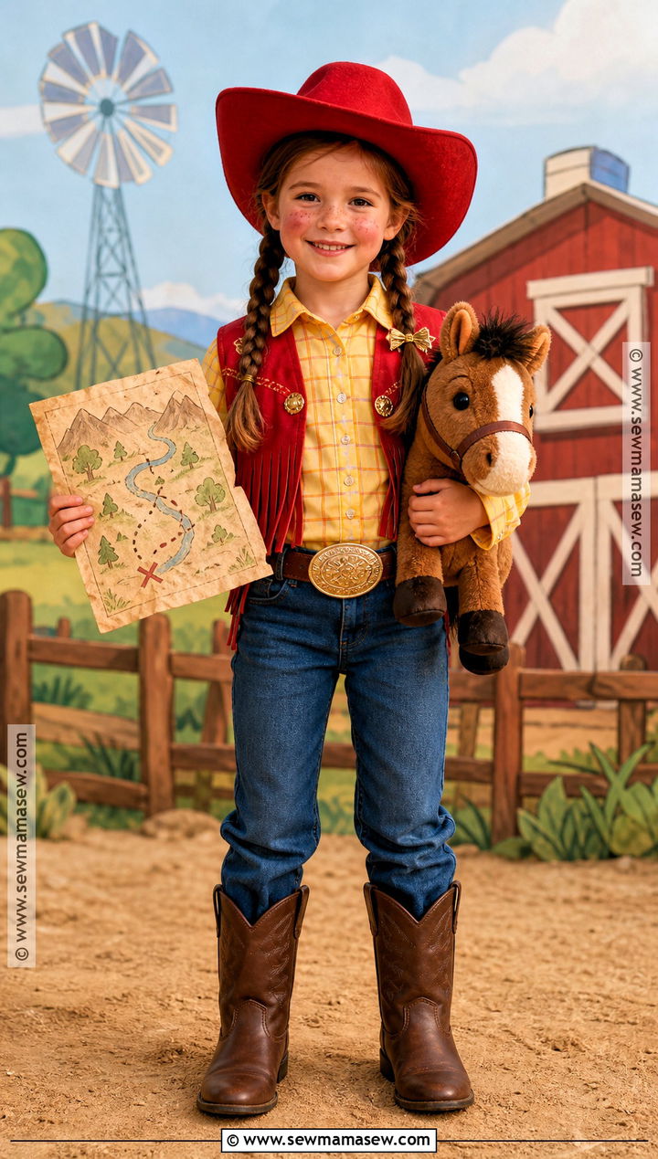 Storybook Cowgirl Costume - 30 cowgirl costume ideas for kids