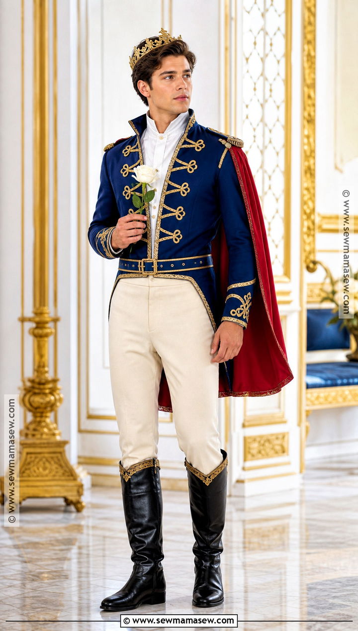 Storybook Prince Costume With Blue Jacket - 30 halloween male costumes