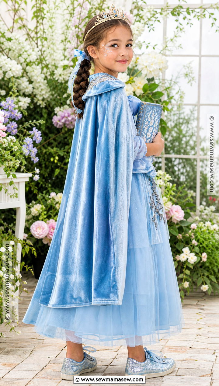 Storybook Princess Costume With Cape - 45 kids halloween costumes