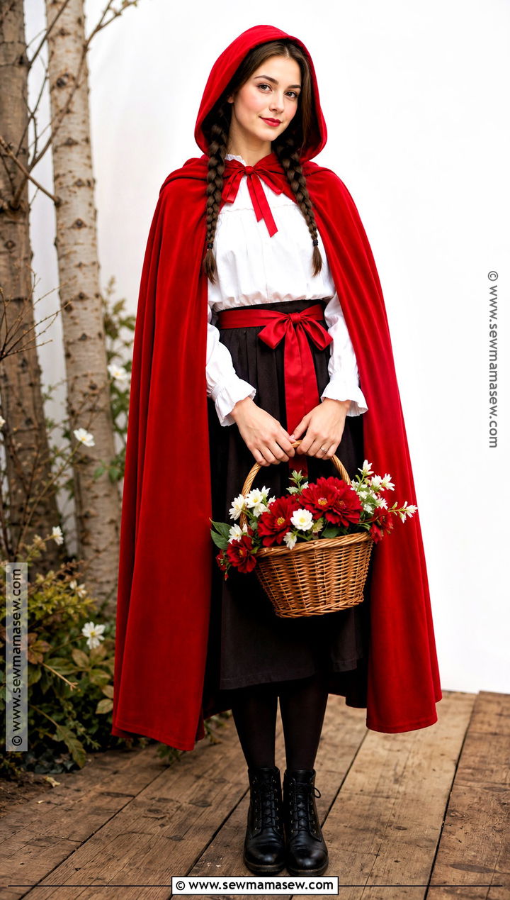 Storybook Red Cape Costume - 50 easy costume ideas