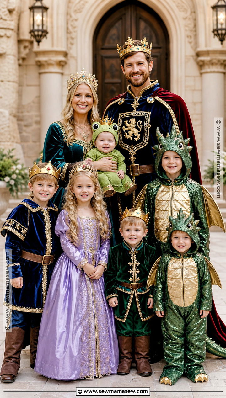 Storybook Royal Family Costume - 35 family halloween costume ideas