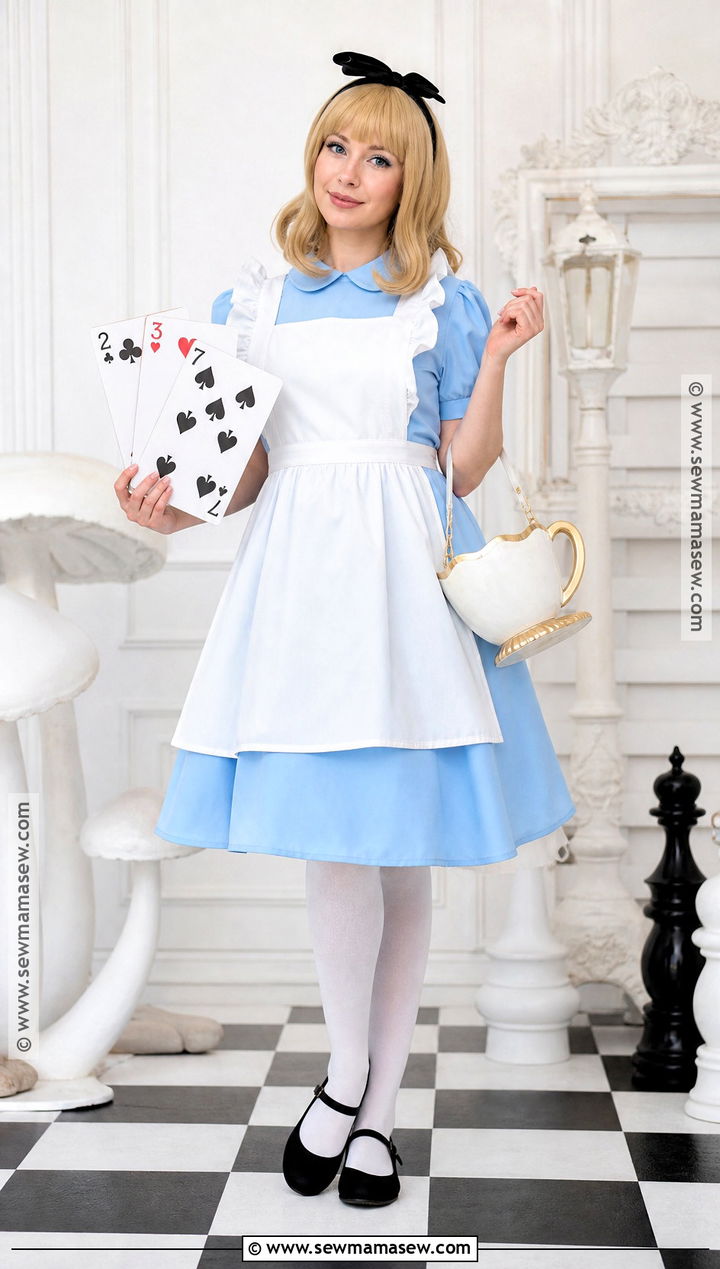 Storybook Wonderland Costume With Blue Dress - 45 costume party ideas