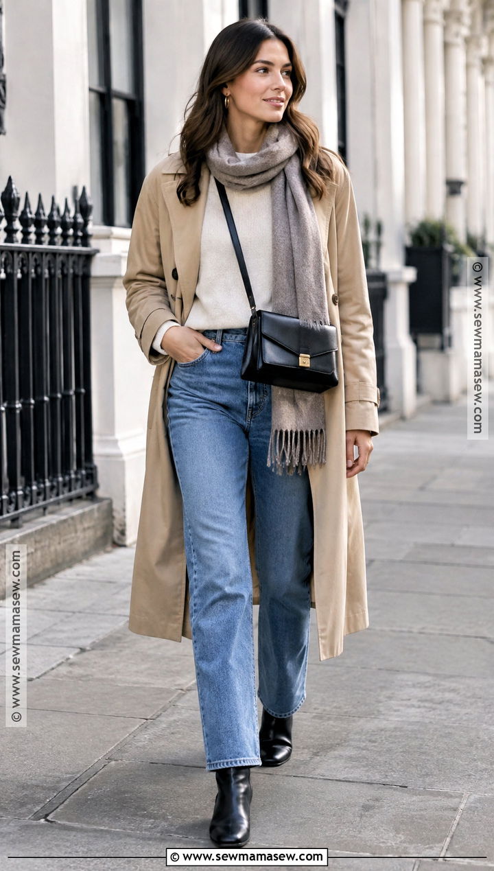 Straight Leg Jeans With Ankle Boots - 25 fall outfits with boots