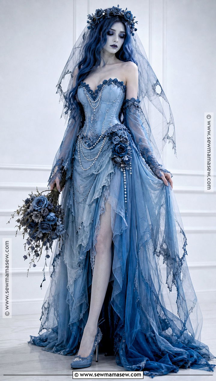 Strapless Emily Corpse Bride Dress - 30 Emily Corpse Bride Dress Ideas