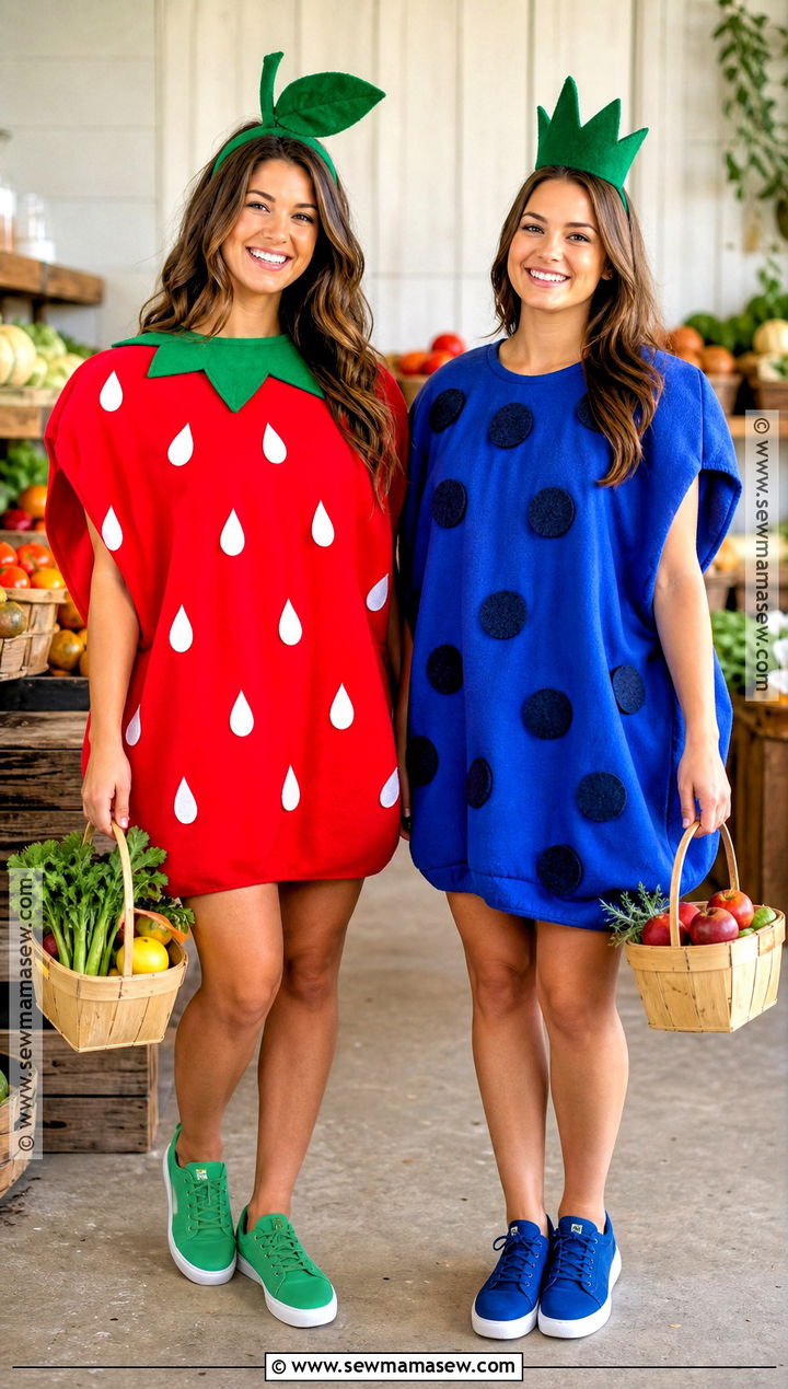 Strawberry And Blueberry Best Friend Costume - 30 best friends costumes