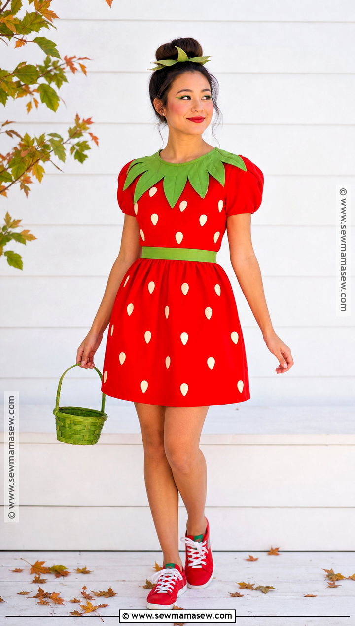 Strawberry Costume - 50 easy costume ideas