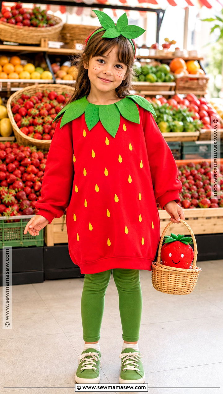 Strawberry Fancy Dress Costume - 35 fancy dress costumes for kids