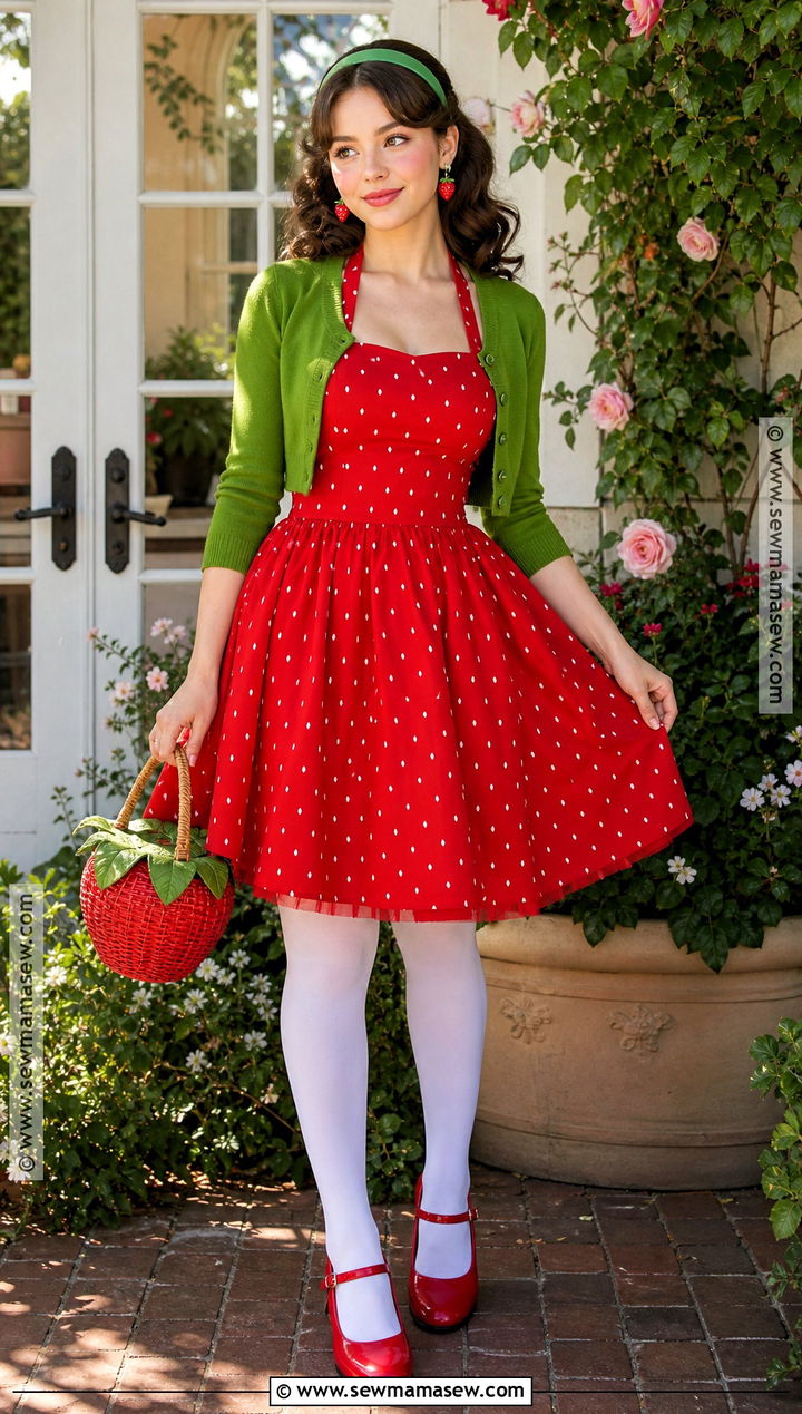 Strawberry Halloween Outfit - 35 cute halloween outfits