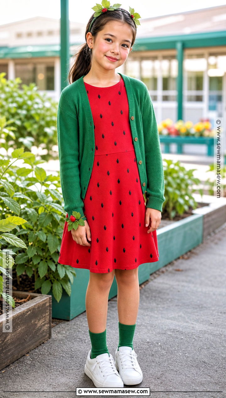 Strawberry School Costume - 35 halloween costumes for school