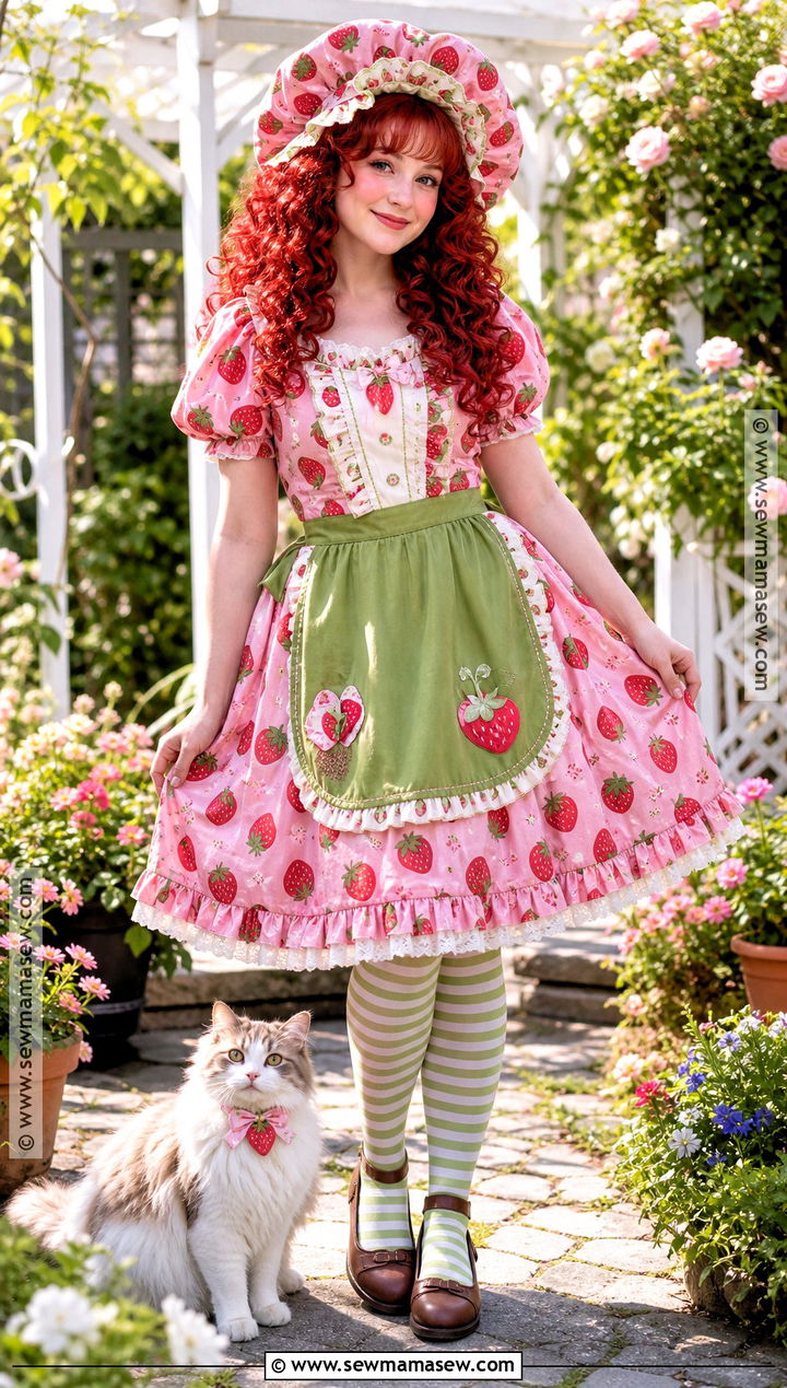 Strawberry Shortcake And Custard Duo Costume - 30 strawberry shortcake and friends costume ideas