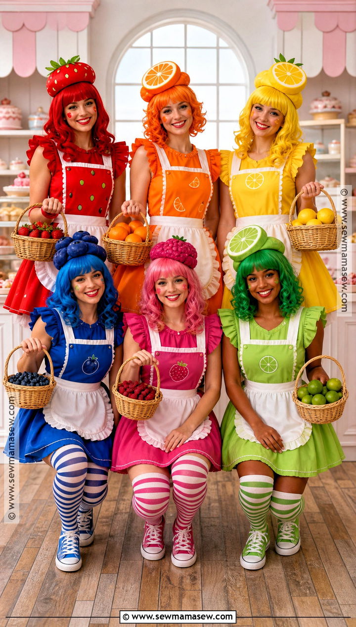 Strawberry Shortcake Berry Besties Group Costume - 50 strawberry shortcake costume ideas