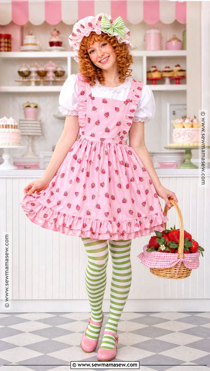 Strawberry Shortcake Costume - 40 ginger halloween costumes