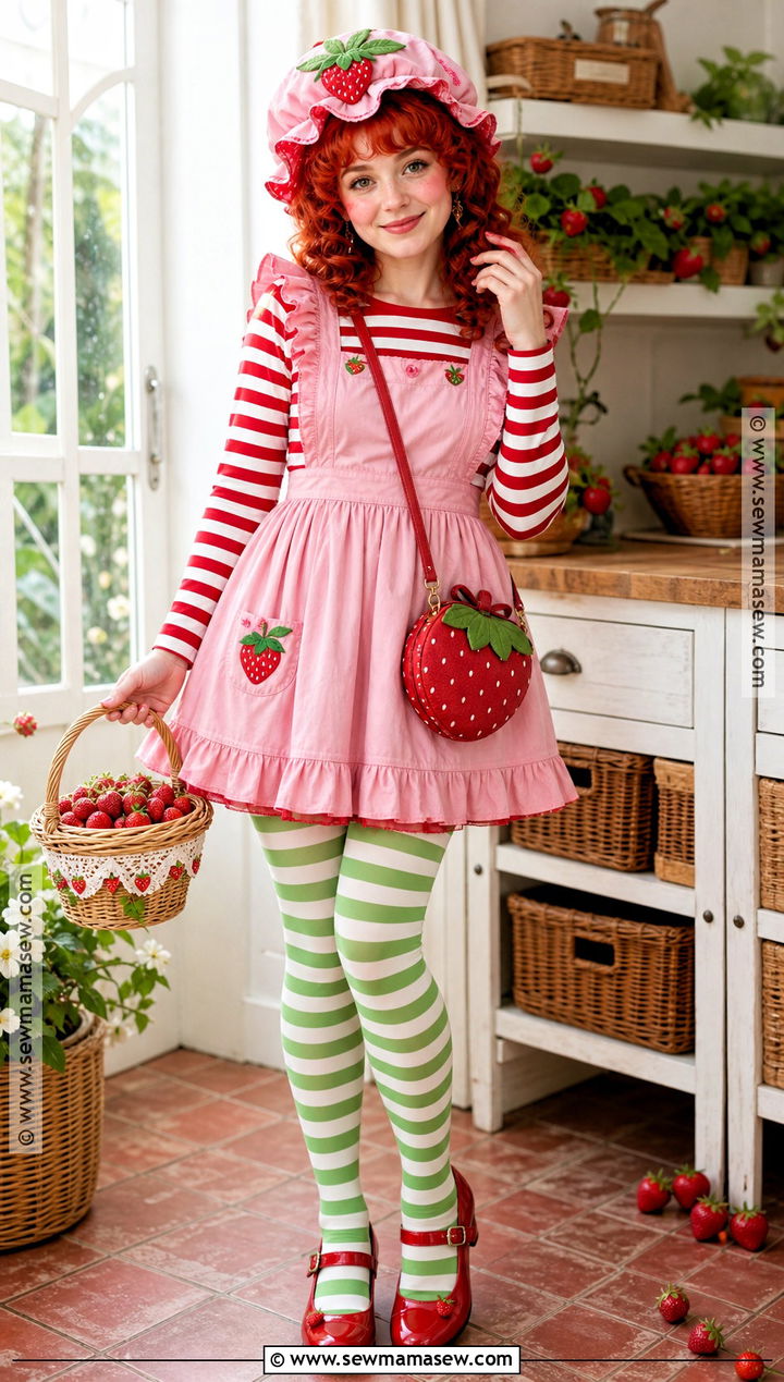 Strawberry Shortcake Costume - 45 red hair halloween costumes