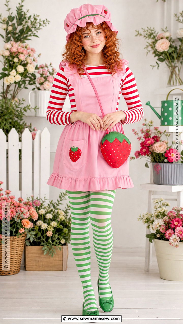 Strawberry Shortcake Costume - 30 red head costume ideas