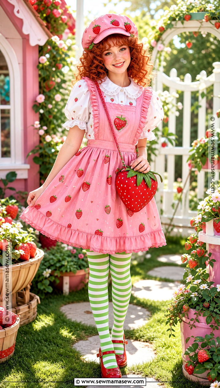 Strawberry Shortcake Costume With Red Hair - 30 halloween costumes with red hair