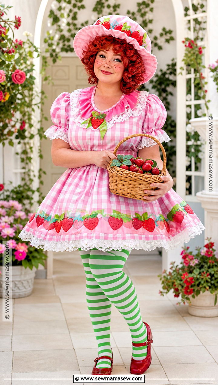 Strawberry Shortcake Inspired 80s Costume - 35 80S Costume Ideas for Women