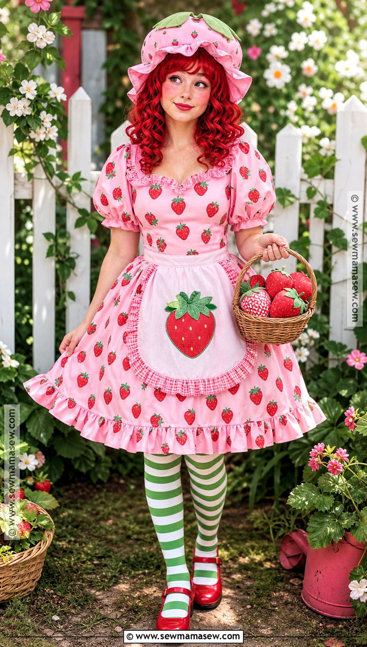 Strawberry Shortcake Inspired Costume - 35 80s halloween costumes