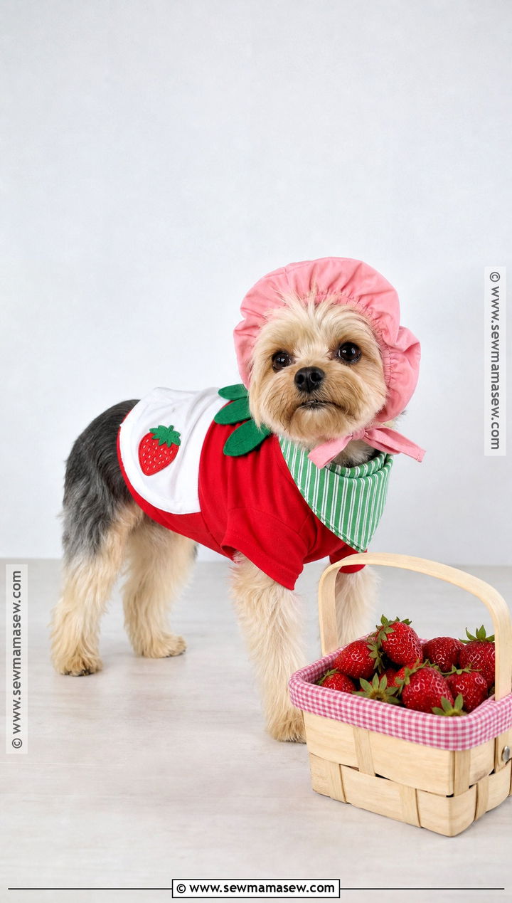 Strawberry Shortcake Pet Costume - 50 strawberry shortcake costume ideas