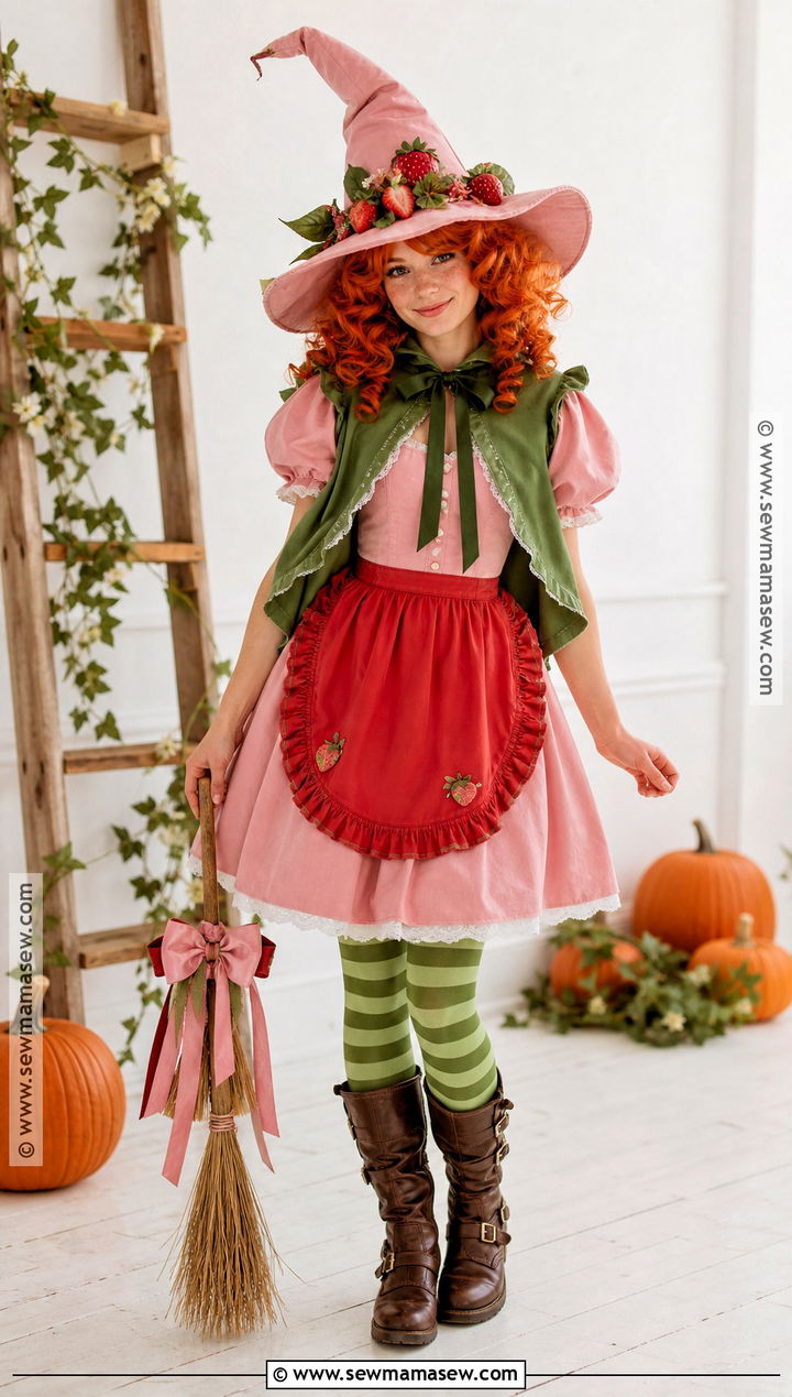 Strawberry Shortcake Witch Costume - 50 strawberry shortcake costume ideas