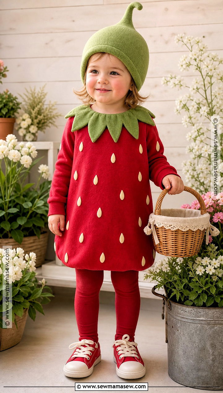 Strawberry Toddler Halloween Costume - 45 toddler halloween costumes