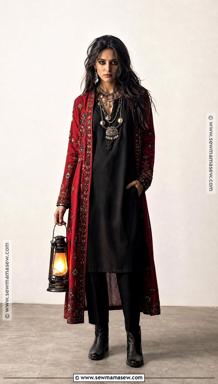 Stree Red Jacket Costume - 30 Bollywood Halloween Costume Ideas