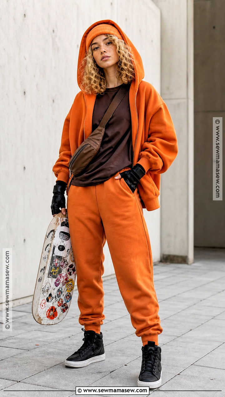 Streetwear Kenny Cosplay With Orange Tracksuit - 30 Kenny Cosplay Ideas
