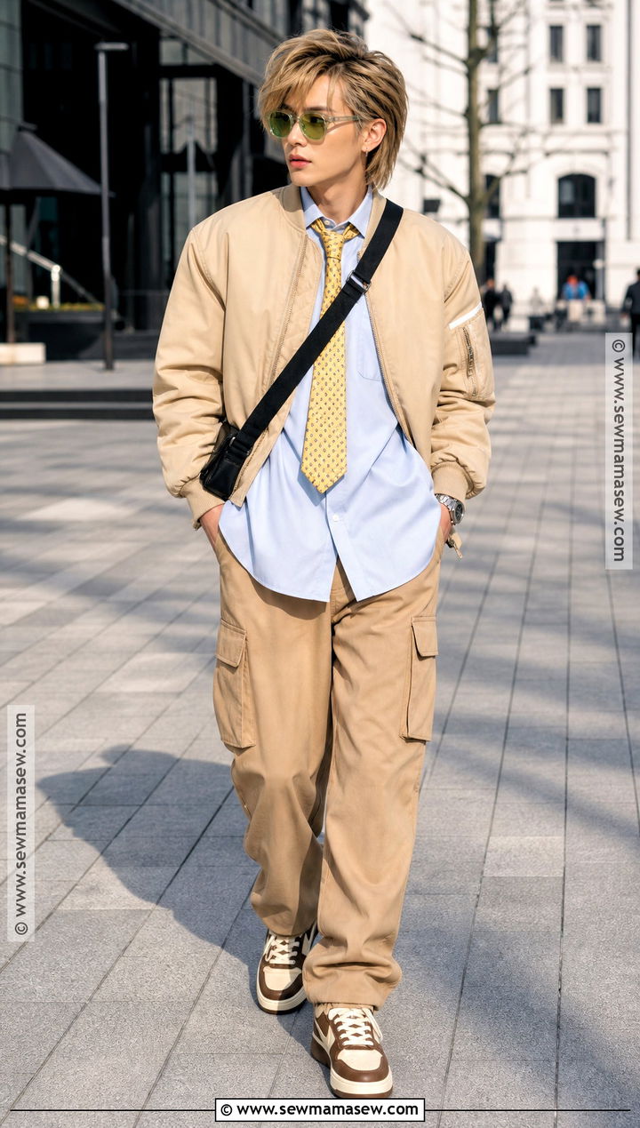 Streetwear Nanami Cosplay With Bomber Jacket - 40 nanami cosplay ideas