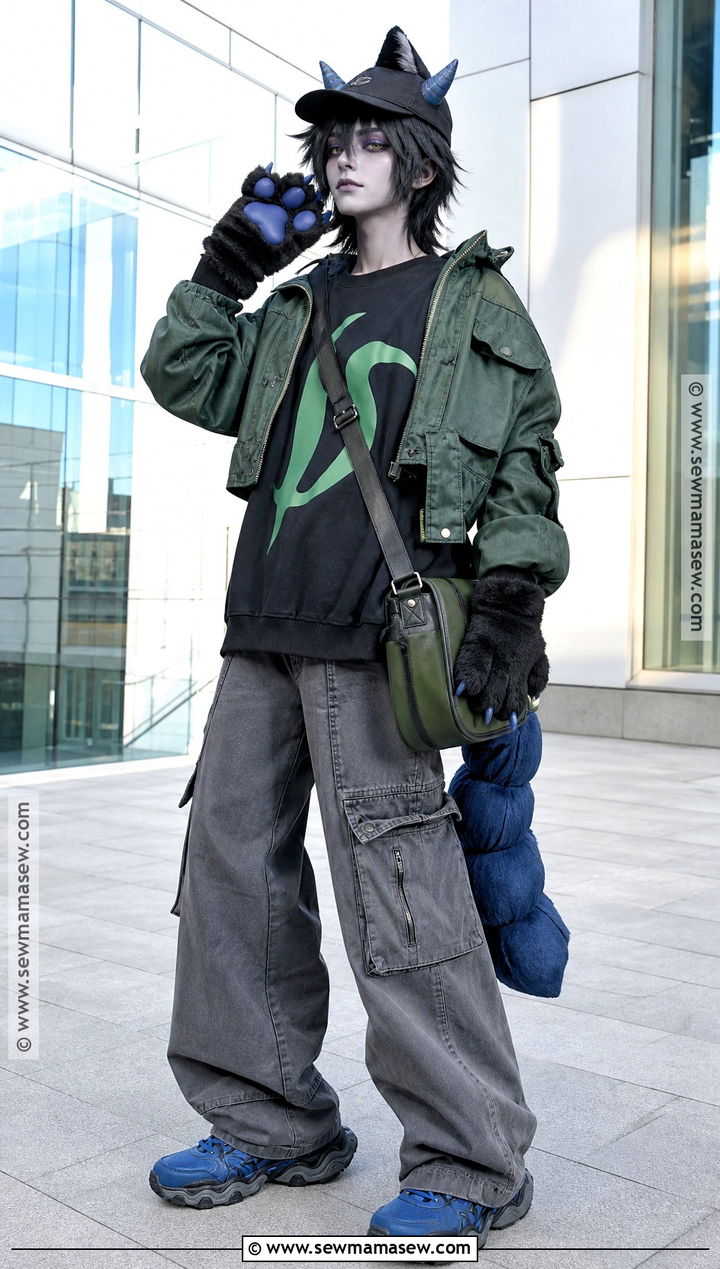 Streetwear Nepeta Cosplay With Cargo Pants - 30 Nepeta Cosplay Ideas