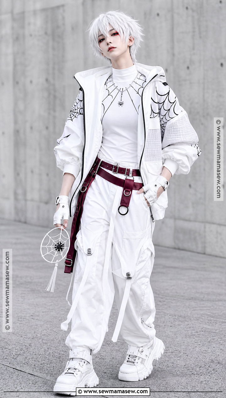 Streetwear Rui Cosplay With Web Print Layers - 30 rui cosplay ideas